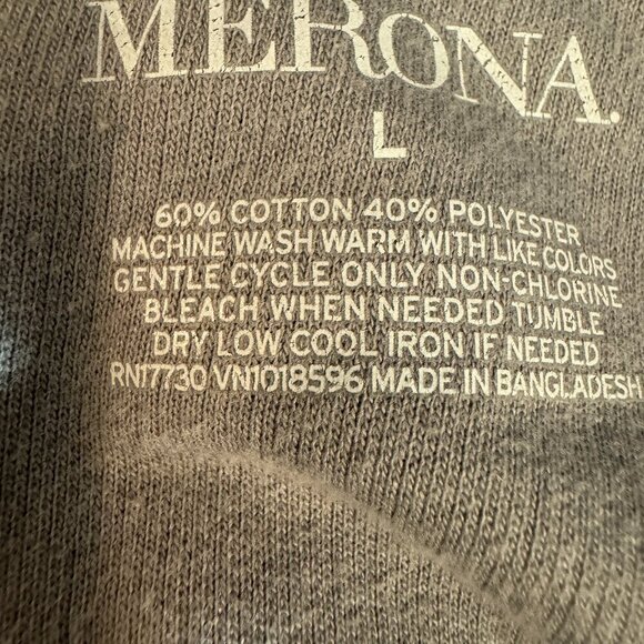 Merona Gray and White Striped Full Zip Jacket - Large - Picture 6 of 6